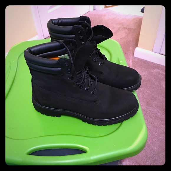 black timberland boots - Picture 1 of 1